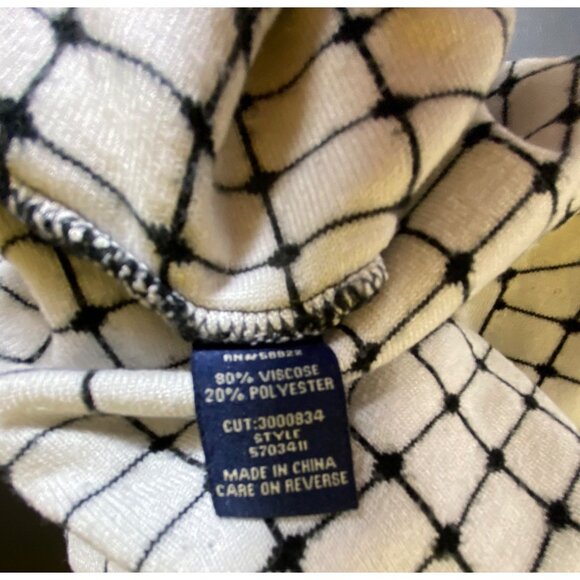 Max Edition Black White Grid A-Line Skirt S/M Modern Classic Knit Punk Flare Y2K - Picture 5 of 7